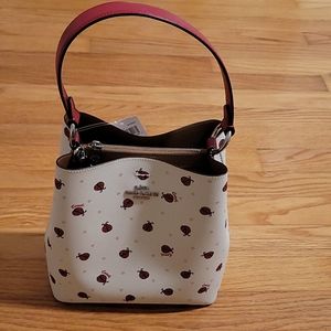 Coach Ladybug Small Town Bucketbag NWT